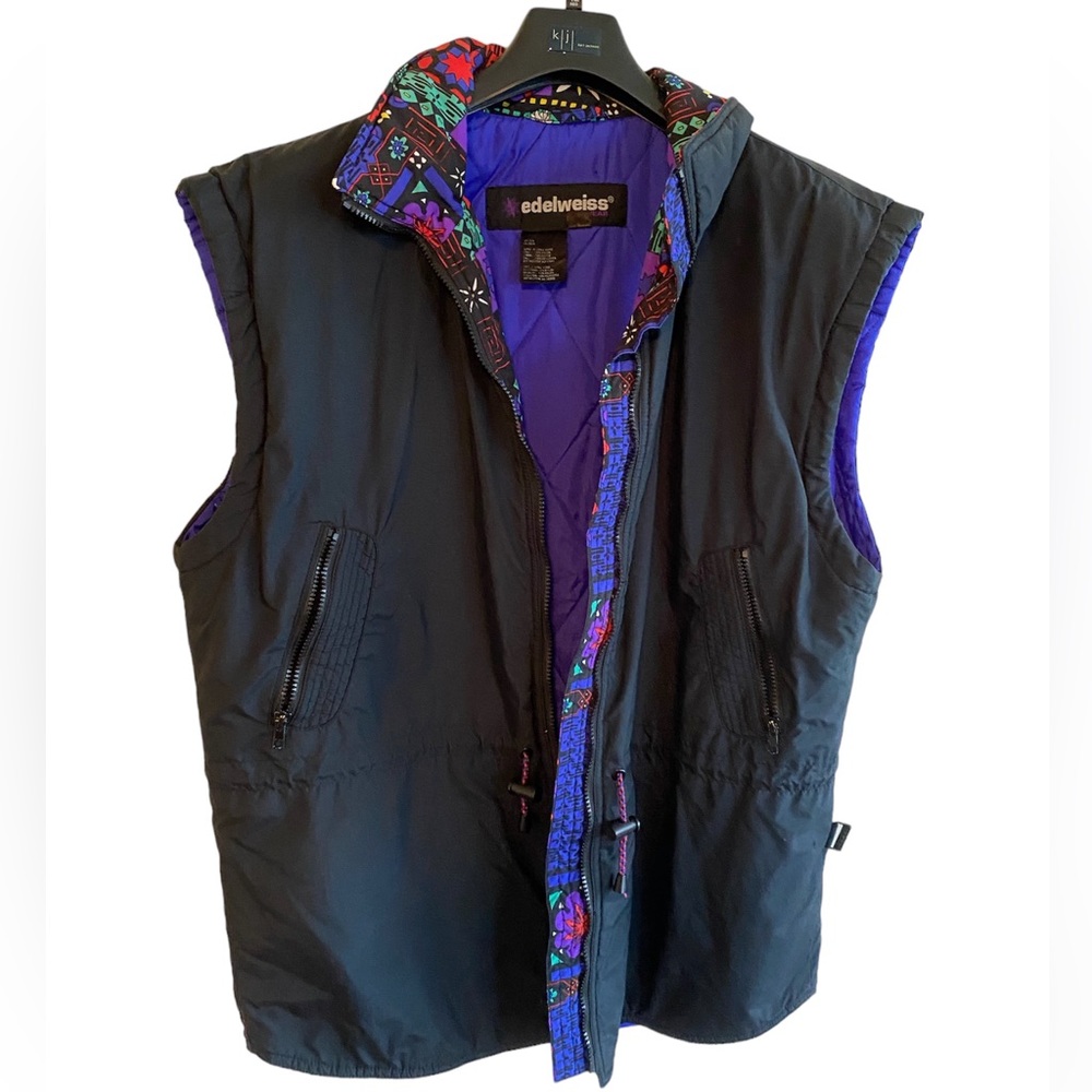 Vintage Edelweiss Ski Vest Jacket Size L